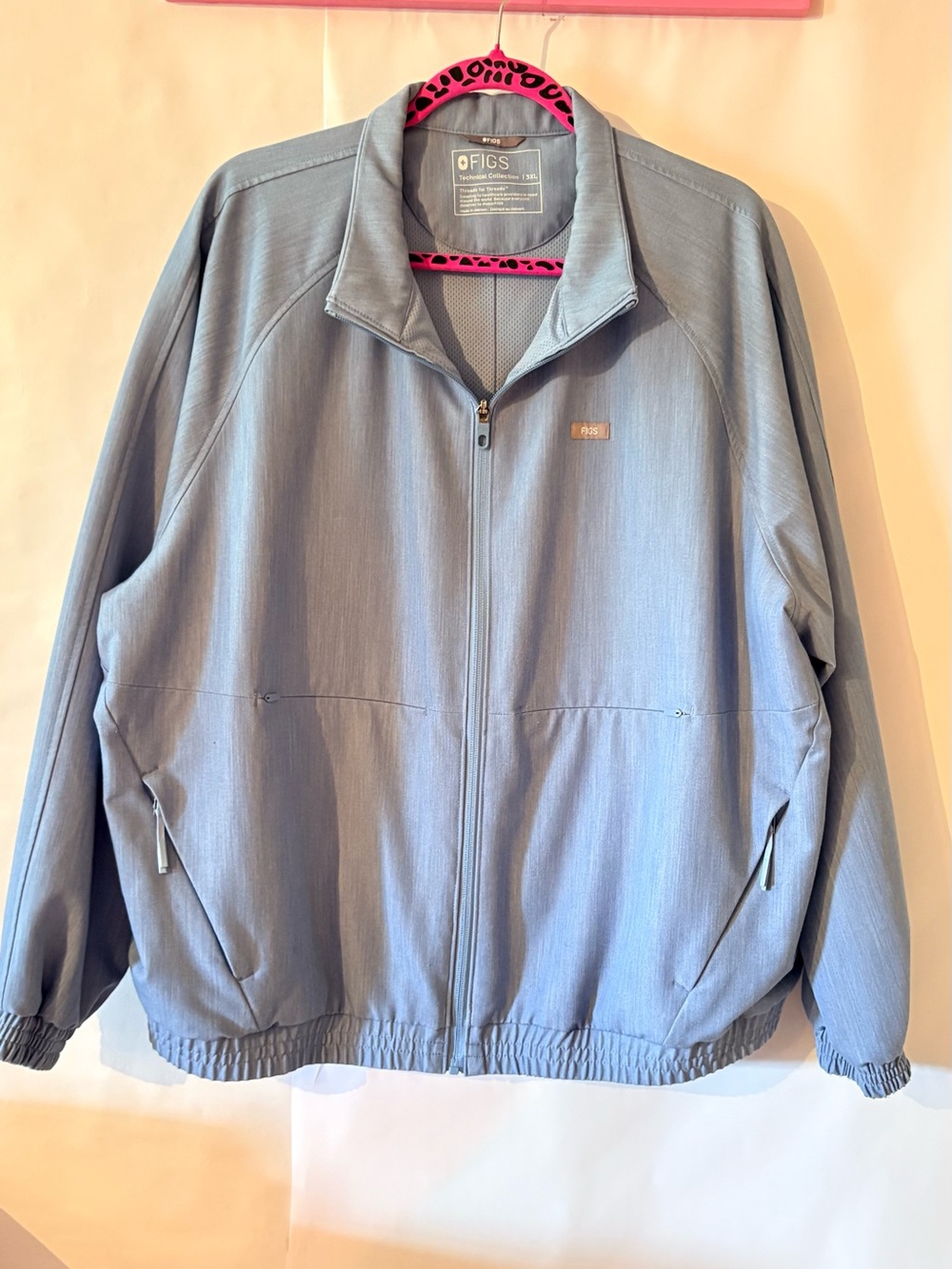 FIGS Sydney scrub jacket Heather indigo discontinued.  Sold out